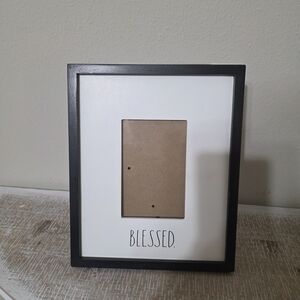 Rae Dunn Black and White 'Blessed' Frame